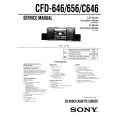 SONY CFD646 Manual de Servicio