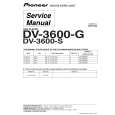 PIONEER DV-3600-G Manual de Servicio