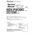 PIONEER KEH-P4025/XM/ES9 Instrukcja Serwisowa