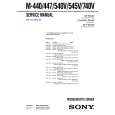 SONY M447 Instrukcja Serwisowa