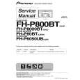 PIONEER FH-P8000BT/XJ/UC Instrukcja Serwisowa