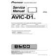 PIONEER AVIC-D1 Manual de Servicio