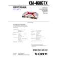 SONY XM460GTX Manual de Servicio
