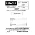 HITACHI 20CX20B521 Instrukcja Serwisowa