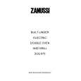 ZANUSSI ZUQ875 Manual de Usuario