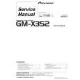PIONEER GM-X352/XR/UC Instrukcja Serwisowa