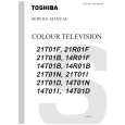 TOSHIBA 21T01B Manual de Servicio