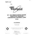 WHIRLPOOL SF3300EKW0 Catálogo de piezas