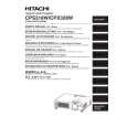HITACHI CPX328W Manual de Usuario