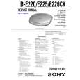 SONY DE226CK Instrukcja Serwisowa