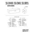 SONY SS-CR400 Manual de Servicio