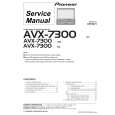 PIONEER AVX-7300EW Instrukcja Serwisowa