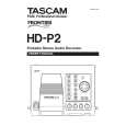 TEAC HD-P2 Manual de Usuario