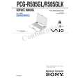 SONY PCGR505GLK Manual de Servicio