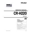 TEAC CR-H220 Manual de Servicio