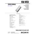 SONY NWMS9 Service Manual