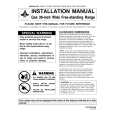WHIRLPOOL MGR5752BDS Manual de Instalación