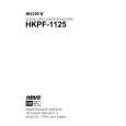 SONY HKPF-1125 Manual de Servicio