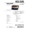 SONY HCD-ZUX9 Manual de Servicio