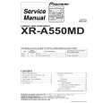 PIONEER XR-A550MD/KUCXJ Instrukcja Serwisowa