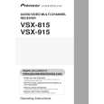 PIONEER VSX-815-S/KUXJ/CA Instrukcja Obsługi