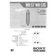 SONY WB57/G Manual de Servicio