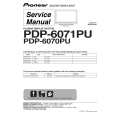 PIONEER PDP-6071PU/KUCXC Manual de Servicio