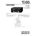 SONY TC-EX5 Manual de Servicio