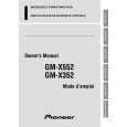 PIONEER GM-X352 Manual de Usuario