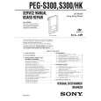 SONY PEGS300 Service Manual