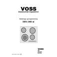 VOSS-ELECTROLUX DEK2460-AL VOSS/HIC- Manual de Usuario