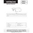 HITACHI WNM80 Manual de Servicio