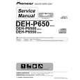 PIONEER DEH-650XN Manual de Servicio