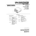 SONY VPH-D50Q Manual de Servicio