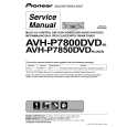 PIONEER AVH-P7850DVD/RC Instrukcja Serwisowa
