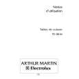 ARTHUR MARTIN ELECTROLUX TE0016W-WITHPLUG Instrukcja Obsługi
