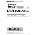 PIONEER DEH-P2600RXM Manual de Servicio