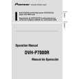 PIONEER DVH-P7000R Manual de Usuario
