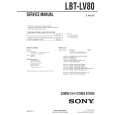SONY LBT-LV80 Manual de Servicio
