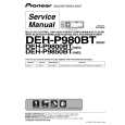 PIONEER DEH-P980BTXN Instrukcja Serwisowa