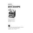 SONY BVH-2000PS VOLUME 3 Manual de Servicio
