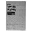 SONY PCM-9000 Manual de Usuario