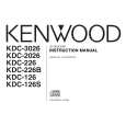 KENWOOD KDC-126S Manual de Usuario