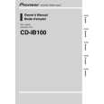 PIONEER CD-IB100/XM/E Instrukcja Obsługi