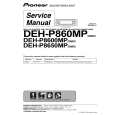 PIONEER DEH-P860MPXN Instrukcja Serwisowa