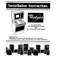 WHIRLPOOL SE960PEPW0 Manual de Instalación