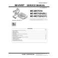 SHARP MDMS702HBL Manual de Servicio