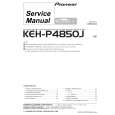 PIONEER KEH-P4850J/ES Instrukcja Serwisowa
