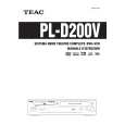 TEAC PLD200V Manual de Usuario