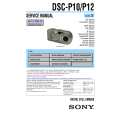 SONY DSCP10 Manual de Servicio